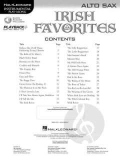 Irish Favorites - Instrumental Play-Along for Alto Sax von Molly Malone 