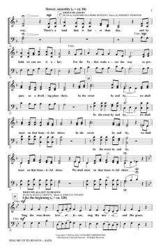 Sing Me Up To Heaven 