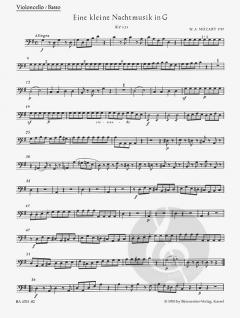 Eine kleine Nachtmusik KV 525 von Wolfgang Amadeus Mozart 