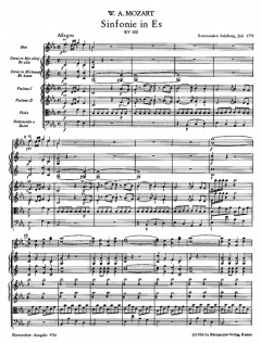 Sinfonie Nr. 19 Es-Dur KV 132 von Wolfgang Amadeus Mozart 