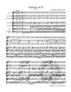 Sinfonie Nr. 20 D-Dur KV 133 von Wolfgang Amadeus Mozart 