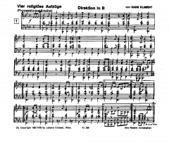4 religiöse Aufzüge (Hans Kliment) 