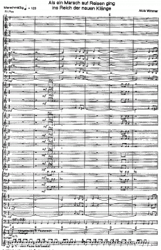 Als ein Marsch auf Reisen ging ins Reich der neuen Klänge 