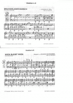 Bruckerlager-Marsch / Joyex retour, Pas redouble (Johann Nepomuk Kral) 