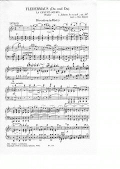 Fledermaus (Du und Du) / La chauve souris (Johann Strauss (Vater)) 