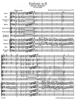 Sinfonie Nr. 31 D-Dur KV 297(300a) von Wolfgang Amadeus Mozart 
