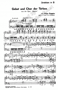 Gebet und Chor der Türken (Franz Doppler) 