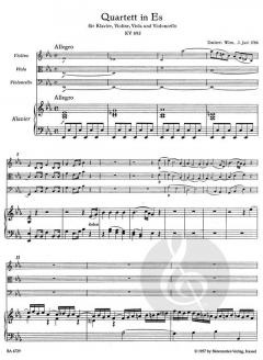 Quartett in Es KV 493 (W.A. Mozart) 