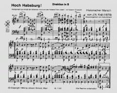 Hoch Habsburg (Johann Nepomuk Kral) 