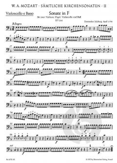 Sämtliche Kirchensonaten Heft 2 (W.A. Mozart) 