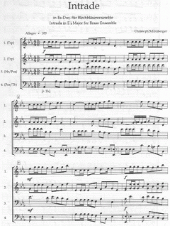 Intrade in Es-Dur / Wiegenlied 