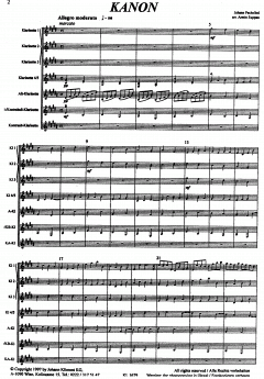 Kanon in B von Johann Pachelbel 