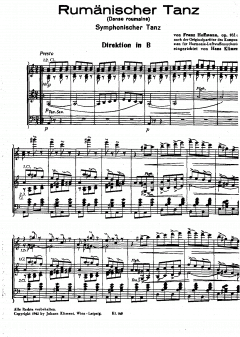 Rumänischer Tanz / Danse roumaine (Franz Hoffmann) 