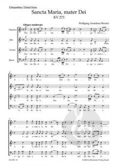 Sancta Maria, mater Dei KV 273 (W.A. Mozart) 