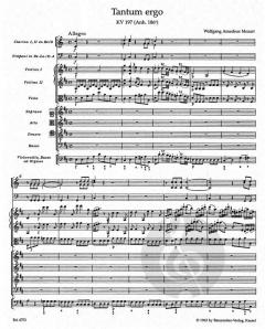 Tantum ergo KV 197(Anhang 186e) (W.A. Mozart) 