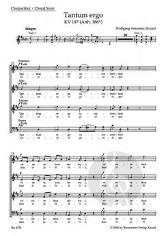 Tantum ergo KV 197(Anhang 186e) (W.A. Mozart) 