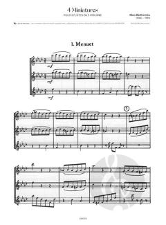 4 Miniatures von Marc Berthomieu 