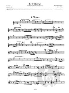 4 Miniatures von Marc Berthomieu 