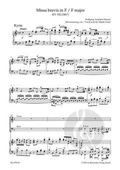 Missa brevis KV 192 (186f) (W.A. Mozart) 
