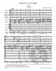 Missa C-Dur KV 167 von Wolfgang Amadeus Mozart 