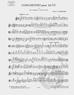 Concertino no. 2 en re min. et maj. von Henri Classens 
