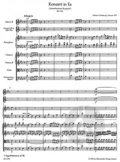 Klavierkonzert Es-Dur KV 271 von Wolfgang Amadeus Mozart 