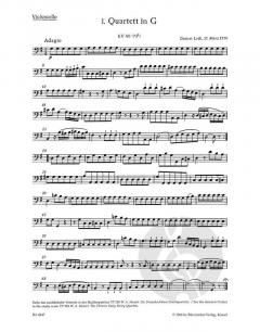 13 frühe Streichquartette Heft 1 von Wolfgang Amadeus Mozart im Alle Noten Shop kaufen