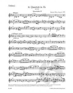 13 frühe Streichquartette Heft 4 von Wolfgang Amadeus Mozart im Alle Noten Shop kaufen