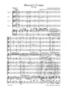 Missa KV 258 (W.A. Mozart) 