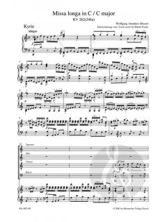 Missa longa KV 262 (246a) (W.A. Mozart) 
