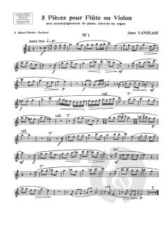 5 Pieces von Jean Langlais 