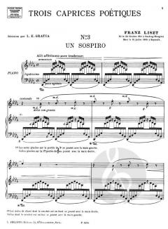 Un sospiro von Franz Liszt 