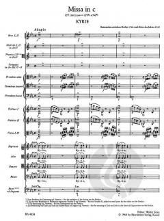 Missa KV 139 (47a) von Wolfgang Amadeus Mozart 