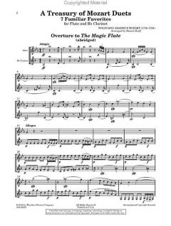 A Treasury Of Mozart Duets für Holzbläser Duo im Alle Noten Shop kaufen