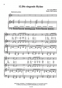 Die singende Hyäne (Kinderchor) (Felix Janosa) 