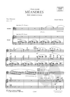 Meandres von Claude Pascal 