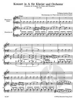 Klavierkonzert Nr.12 A-Dur KV 414 (W.A. Mozart) 