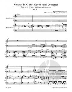 Klavierkonzert Nr.13 C-Dur KV 415(378b) von Christoph Wolff im Alle Noten Shop kaufen