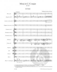 Missa solemnis KV 337 von Wolfgang Amadeus Mozart 