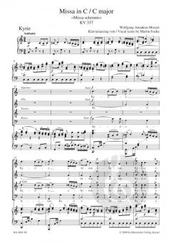 Missa solemnis KV 337 (W.A. Mozart) 