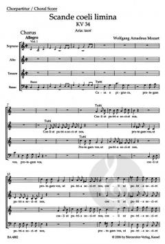 Scande coeli limina KV 34 (W.A. Mozart) 