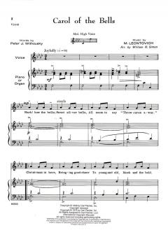 Carol Of The Bells (f-Moll) von Mykola Leontovich 