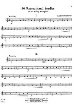 50 Recreational Studies von Sigmund Hering 