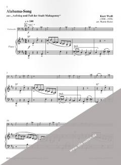 Songs mit CD von Kurt Weill 