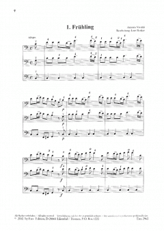 Die vier Jahreszeiten von Antonio Vivaldi 