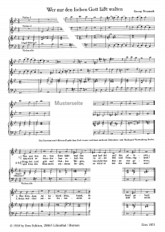 Wer nur den lieben Gott lässt walten 