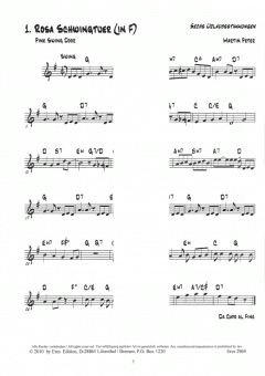 Sechs Urlaubsstimmungen (Ausgabe F) von Martin Peter 