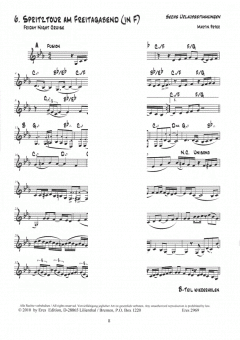 Sechs Urlaubsstimmungen (Ausgabe F) von Martin Peter 