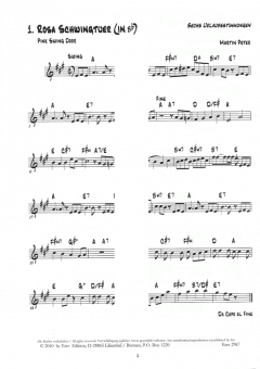 Sechs Urlaubsstimmungen (Ausgabe in Bb) von Martin Peter 