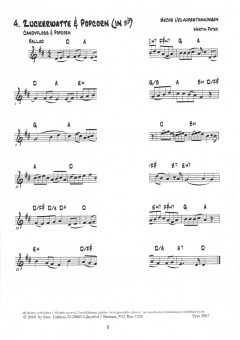 Sechs Urlaubsstimmungen (Ausgabe in Bb) von Martin Peter 